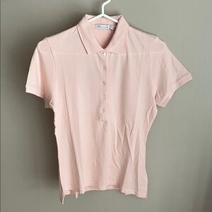 Peter Millar Women’s polo golf shirt, short sleeve pique stretch cotton, Small